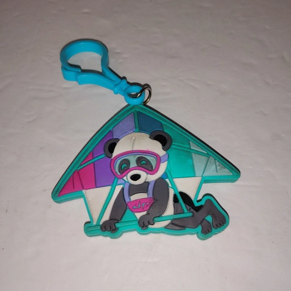 Lot‎ Of 7 Dude Perfect Backpack Keychains DP Panda Rocket Basketball Pogo Bike